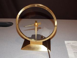 Antique Jefferson Golden Hour Art Deco Electric Clock