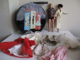 Vintage 1960s Mattel Japan Barbie Midge,  Ken Hong Kong Doll Noreserv
