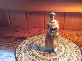 All Antique German Dollhouse Bisque Lady 5 - 3/4” Tall