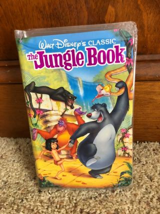 The Jungle Book (vhs,  1991) Rare Black Diamond Edition