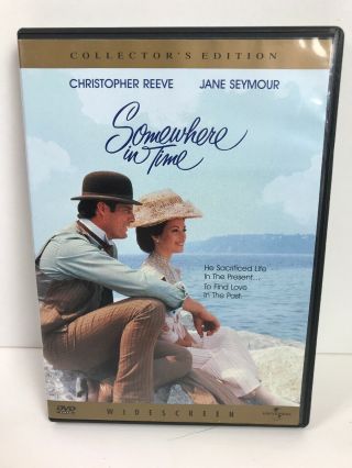 Somewhere In Time (dvd 2000) 1980 Christopher Reeve Jane Seymour Rare Bonus Feat
