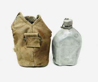 World War 1 Wwi Us Lf&c Canteen Field Canteen L.  F.  & C.  1918 With Case - Rare