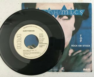 Eurythmics Rare Portugal Promo Never Gonna Cry Again 7 " Vinyl 1981 Annie Lennox