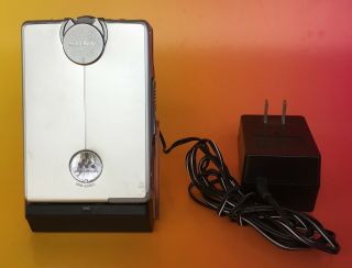 Rare Sony Wm - Ex921 Silver Cassette Player With Charging Stand