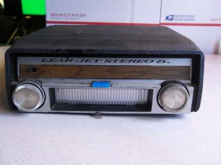 Very Rare Lear Jet Model A219,  8 Track Automotive Stereo Weighs 8 Pounds