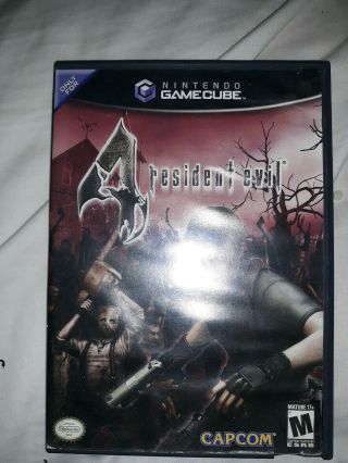 Resident Evil 4 - Gamecube Rare Black Label,  2 Disc Set,  Complete