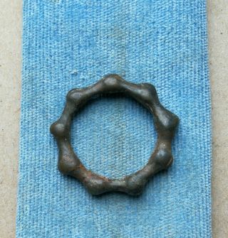 Ancient Viking Bronze Pendant Amulet " Sun " Great Save Very Rare
