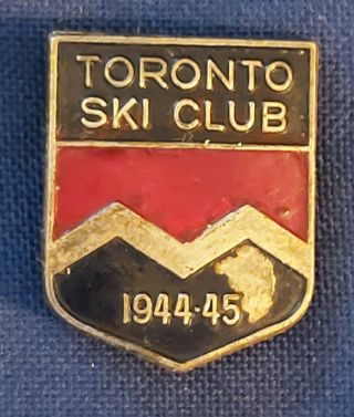 Rare Vintage " Toronto Ski Club 1944 - 45 " Member 