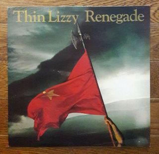 Thin Lizzy Renegade Lp Vertigo Records 1981 Swirl 1st Uk W/ Inner Nm Vinyl Rare