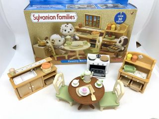 Sylvanian Families - Country Kitchen Furniture Set - Boxed & In