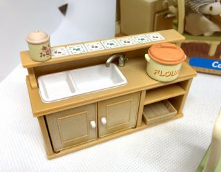 Sylvanian Families - Country Kitchen Furniture Set - Boxed & In 3