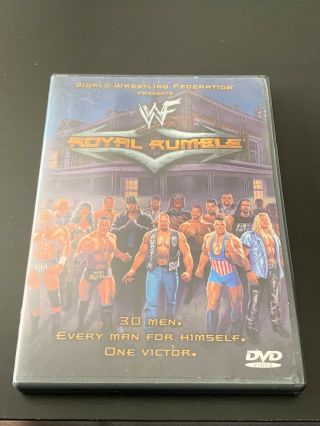 Wwf Royal Rumble 2001 Dvd - Rare Wwe Triple H/benoit/y2j/austin/rock