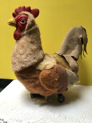 Rare Vintage Marx Toys Battery Operated Chicken In Hard To Find