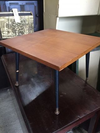 Retro Vintage Small Coffee Table Dansette Legs Mid Century 22/10/n
