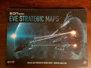 Vintage Eve Online Eve Strategic Maps Video Game Guide Rare Collectible Gaming