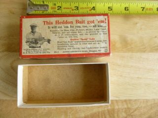 Vintage Old Heddon - Dowagiac Fishing Lure Box