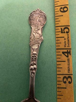 ANTIQUE STERLING SILVER SPOON MILLING DISTRICT MINNEAPOLIS MINNESOTA 27 GRAMS 3