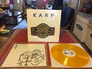 Karp Suplex Lp 12” Yellow Vinyl Very Rare Melvins Unsane Big Business Cows