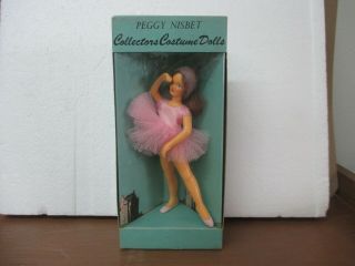 Vintage Peggy Nisbet Nanett - Ballerina In Tutu Costume Doll 8 " W/box