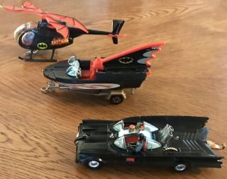 Corgi Batmobile Gift Set Batmobile,  Batcopter,  Batboat Wow Rare