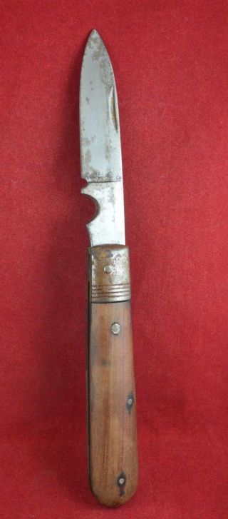 Wehrmacht Wwii German Soldiers Folding Pocket Knife Rare War Relic 13
