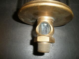 Antique Lunkenheimer Sentinal 6 Brass Oiler Old Steam Engine Hit Miss 2