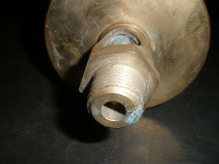 Antique Lunkenheimer Sentinal 6 Brass Oiler Old Steam Engine Hit Miss 3
