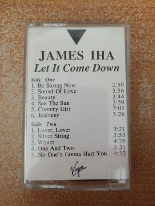 Rare James Iha - Let It Come Down - Smashing Pumpkins Promo Cassette