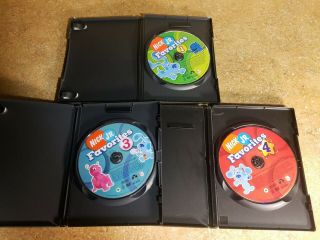 Nickelodeon Nick Jr.  Favorites Volumes 1,  3,  4 (RARE SET) (3 DVDS) 2
