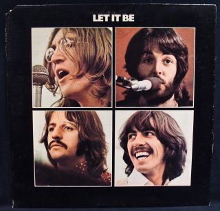 The Beatles - Let It Be - Rare 1st Press Vinyl Album W/ Pd Credit - Apple Ar 34001