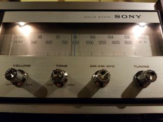 Rare Vintage Sony AM/FM Radio Model 8F - 56W Tokyo Japan NEAR GREAT 3