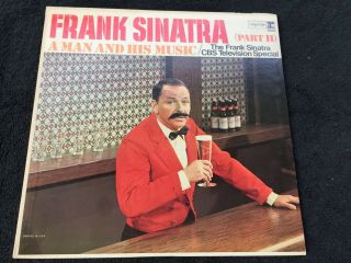 Frank Sinatra A Man And His Music Part Ii Cbs Television Special Lp Rare