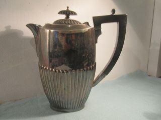 Victorian Or Edwardian P.  A & S A.  1 E.  P.  N.  S Silver Plated Hot Water Jug