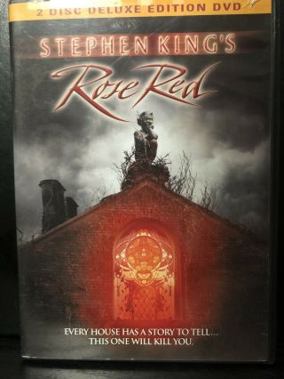 Rose Red (dvd,  2002,  2 - Disc Set) - Horror - Stephen King - Rare & Oop