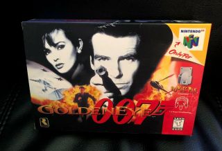 Goldeneye 007 (nintendo 64,  N64,  1997) Cib Complete Rare James Bond