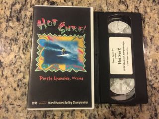 Hot Surf Puerto Escondido,  Mexico 1998 Surfing Championship Rare Vhs Not On Dvd