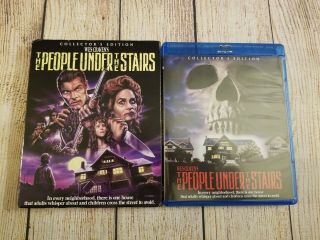 The People Under The Stairs (blu - Ray) W/ Rare Oop Slipcover.  Scream Factory