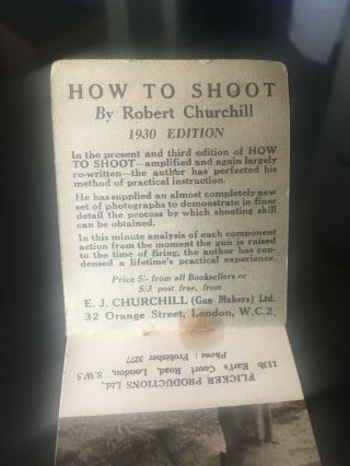 Extremely Rare 1930s R Churchill Shotgun “Shooting “Flicker Photograph Book 3