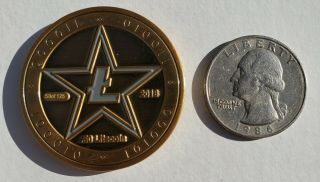 Rare Silver Genesis Ls1 0.  5 Ltc Coin Like Casascius.  Litecoin Bit Coin