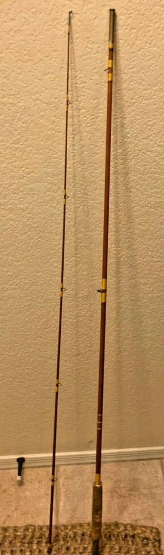 WRIGHT & McGILL The Californian Fly Rod,  8 1/2 ' 2 Piece EXTREMELY RARE 3