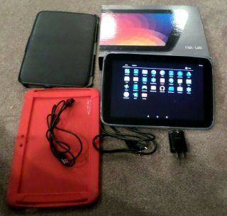 Google Nexus 10 Tablet 32gb 2560x1600 Res 10.  1 Screen Box & Rare Pogo