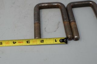 ANTIQUE MOTORCYCLE INDIAN HARLEY JD VL KNUCKLEHEAD UL ? SIDECAR SPRING CLAMPS 3