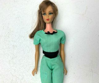 Vintage 1966 Barbie Made In Japan With Outfit - Mattel