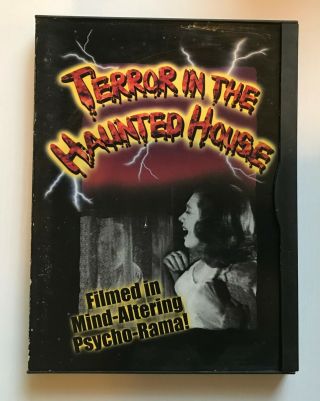 Terror In The Haunted House Dvd Rhino Snapcase Horror Psycho - Rama Rare Ntsc