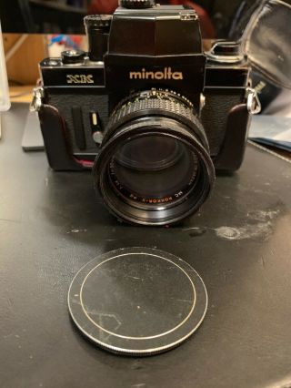 Rare - Good - Minolta Xk Film Camera & 50mm/f1:1.  4 Mc - Pg Rokkor Lens