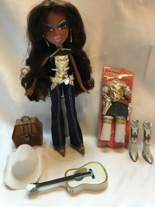 Bratz Doll Cowgirlz Sasha Rare Htf Complete