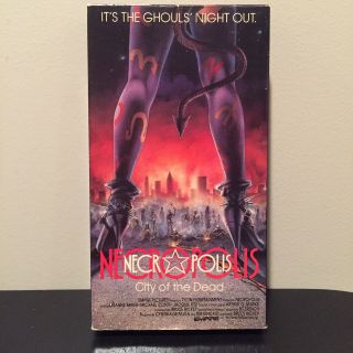 Necropolis City Of The Dead Vhs Video Cassette Tape Horror Movie Rare