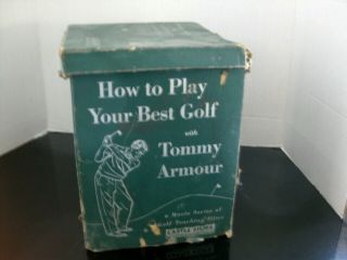 Rare Vintage Tommy Armour 16mm Castle Films Set - Golf Teaching 
