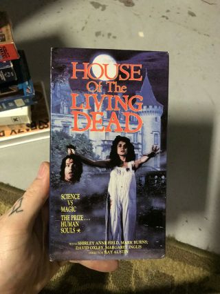 House Of The Living Dead Horror Sov Slasher Rare Oop Vhs Big Box Slip