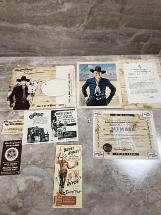Vintage Hopalong Cassidy Rare Savings Club Bank Louisville Kentucky Letter Pic